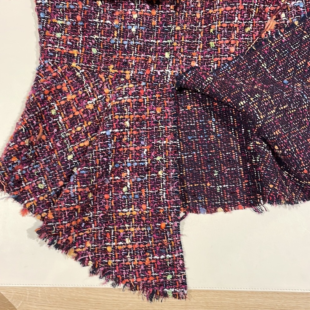 Zara women’s peplum tweed T-shirt size medium used no returns great condition - Picture 6 of 7